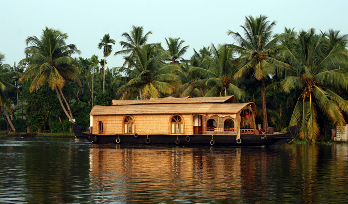 Feel the joy of nature on a houseboat ride in Kumarakom.