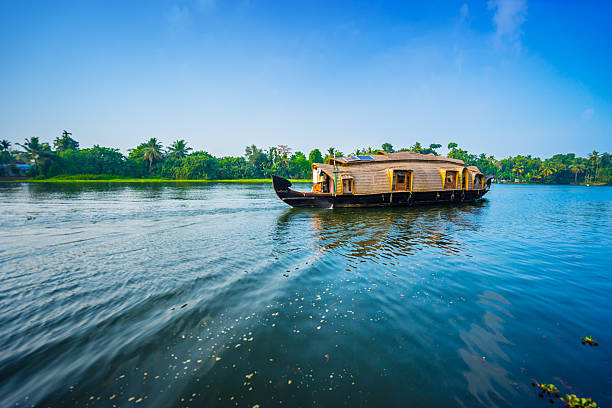 Houseboat on Kerala backwaters - India