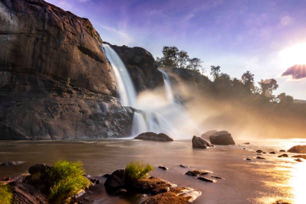 Athirappilly Falls is the largest waterfall in Kerala and is nicknamed "The Niagara of India". is situated in Athirappilly Thrissur district, Kerala state, India